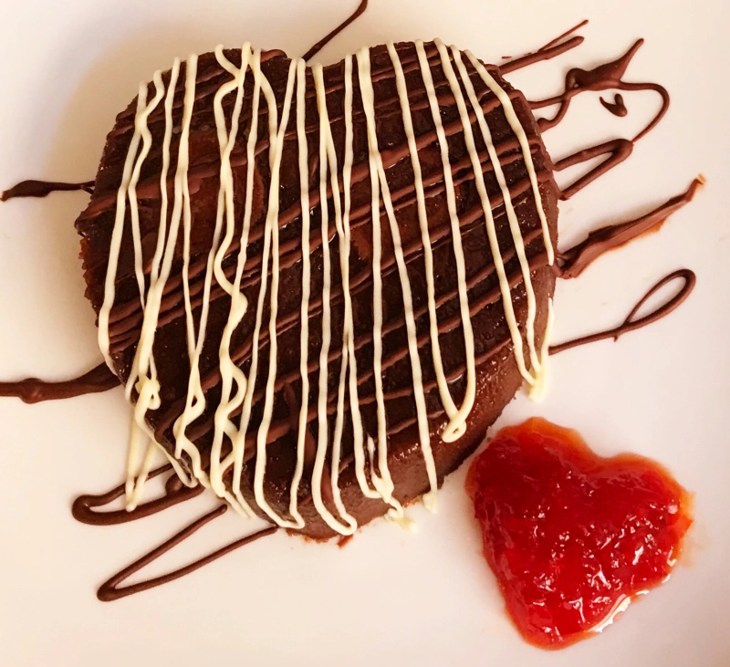 PASTEL DE CHOCOLATE PARA DOS