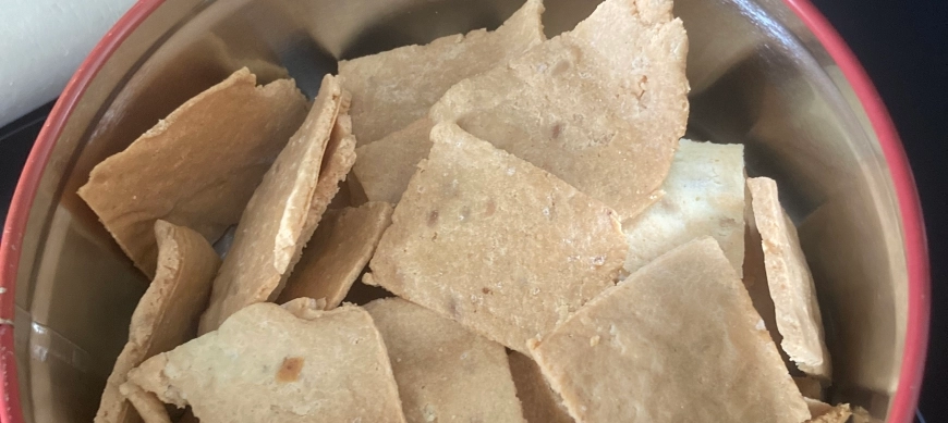 Ketokrakers con Thermomix