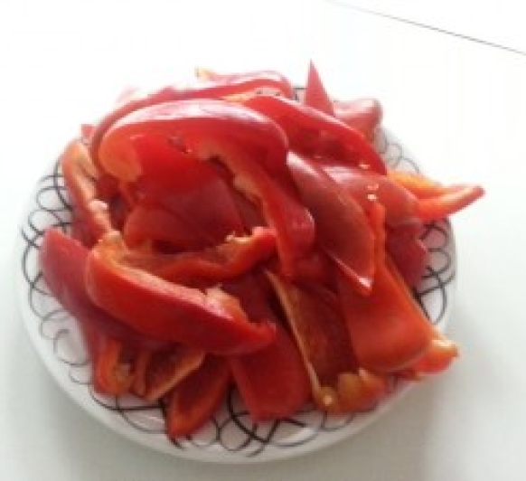 Nuestra estupenda revista....Pimientos de acompañamiento