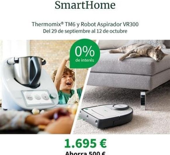EDICION SMARTHOME . Thermomix® TM6 + Kobold VR300 con un 0 % de Interés