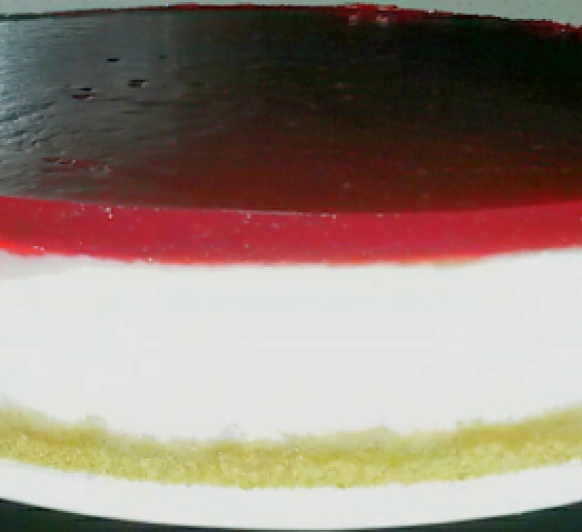 Tarta de cuajada con chocolate blanco