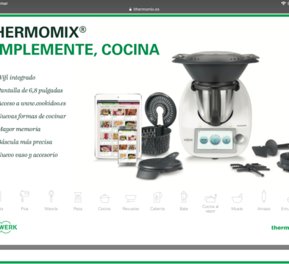 Thermomix® TM6, El LIBRO DE COCINA MÁS GRANDE DEL MUNDO .