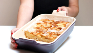 Tarta de manzana y pera (postre light)